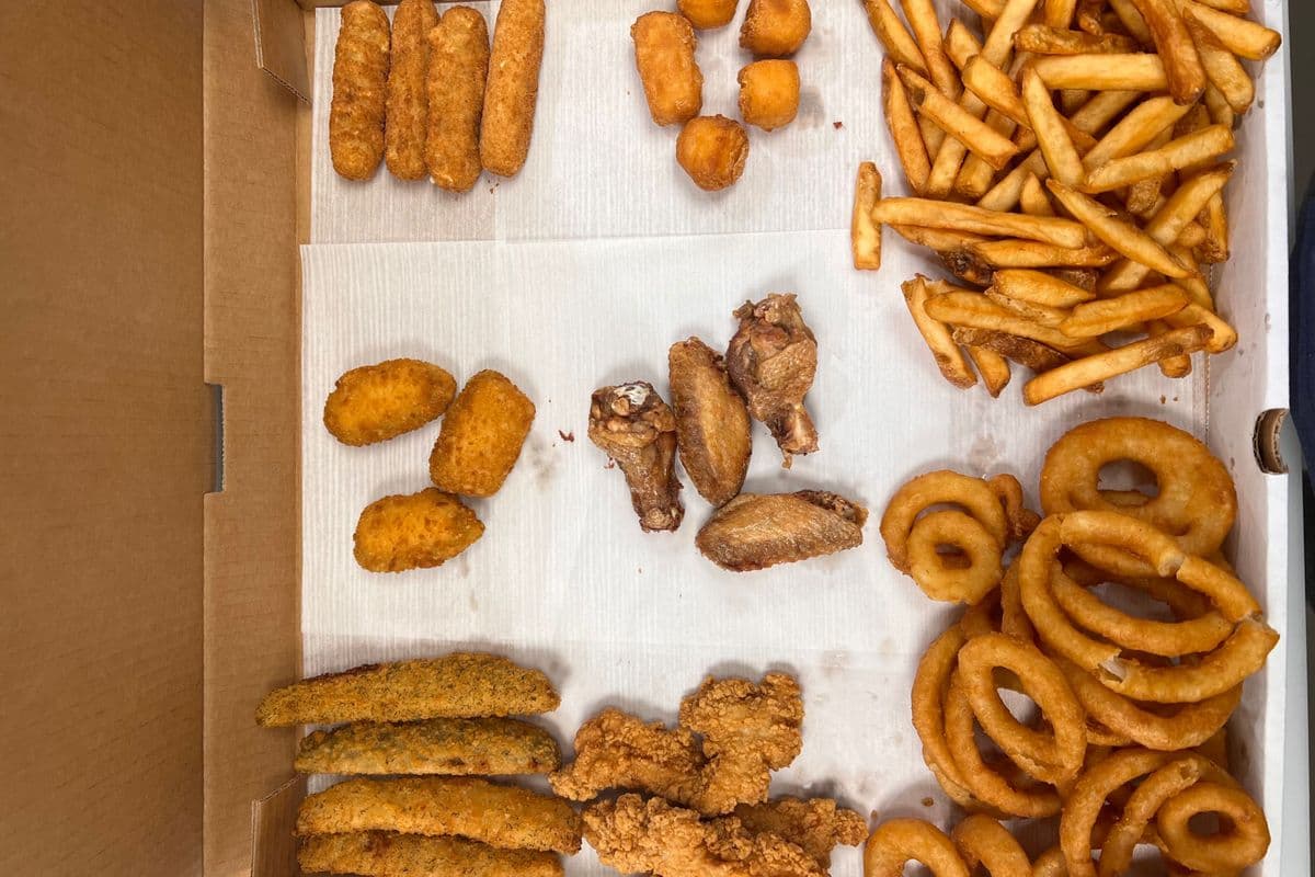 Five Platters with Three Sauces