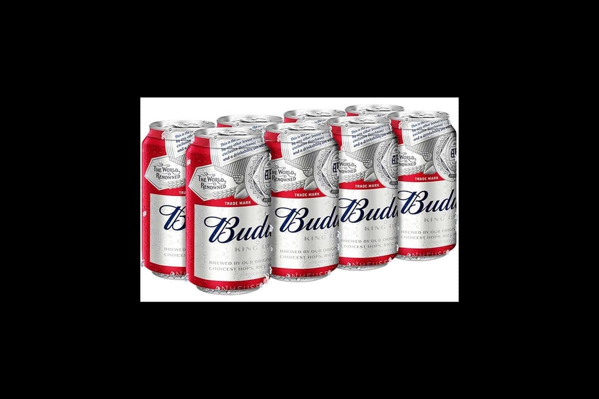 BUDWEISER (8 x 355 ML CANS) (8 x 355ML CANS)