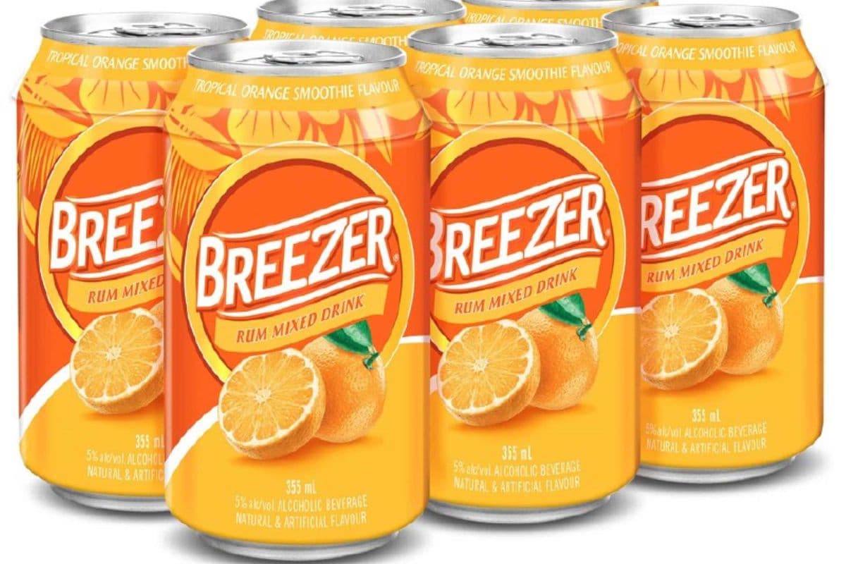 Breezer Tropical Orange Smoothie (6 Pack) (6 x 355ML CAN)