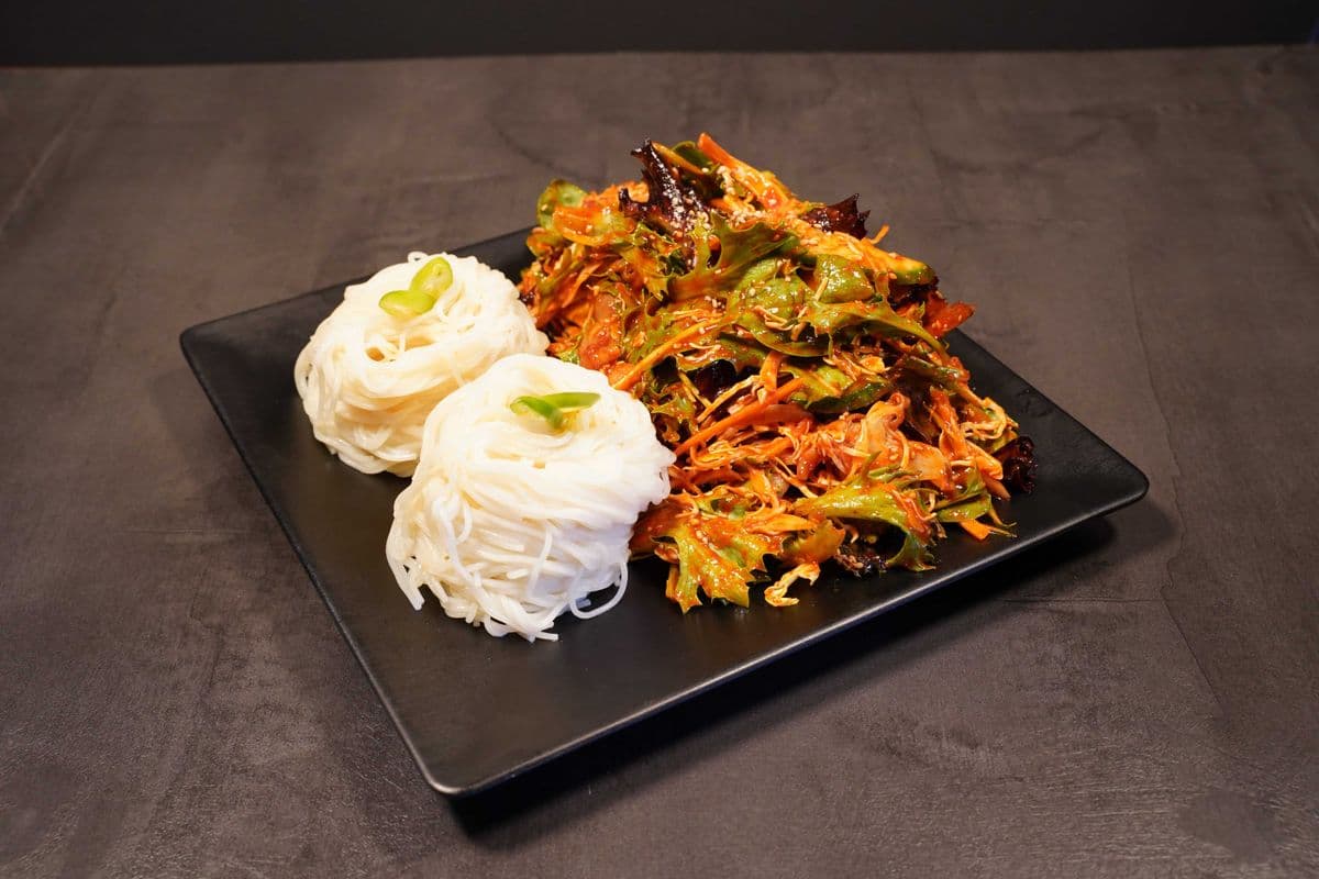 37. Sea Snail Salad and Noodle (Gol-Baeng-Ee and Somyun)