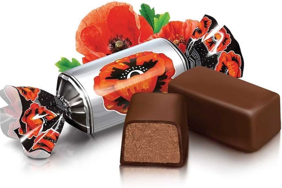 Roshen Red Poppy Chocolate (100g)