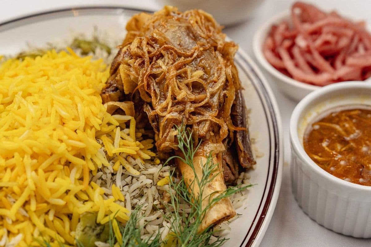 Lamb Shank with Dill & Fava Bean Rice | باقالی پلو با ماهیچه