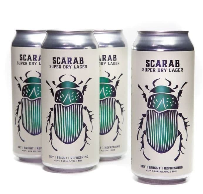 SCARAB SUPER DRY LAGER (4x473ML)