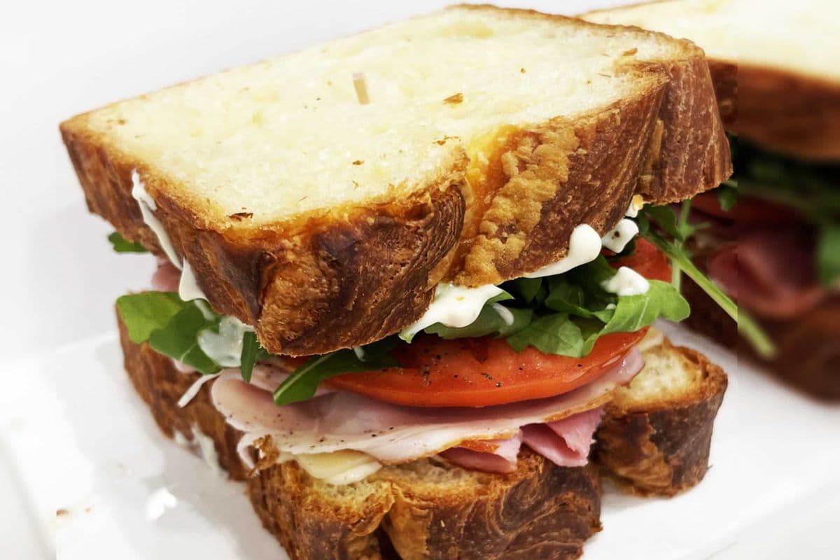 Ham & Cheese Croissant Sandwiches