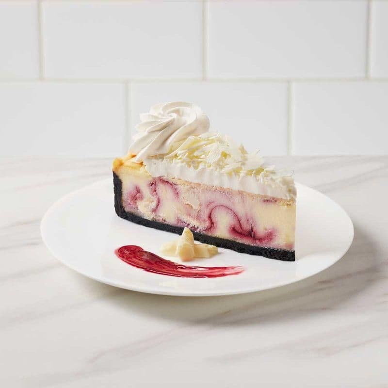 White Chocolate Raspberry Cheesecake