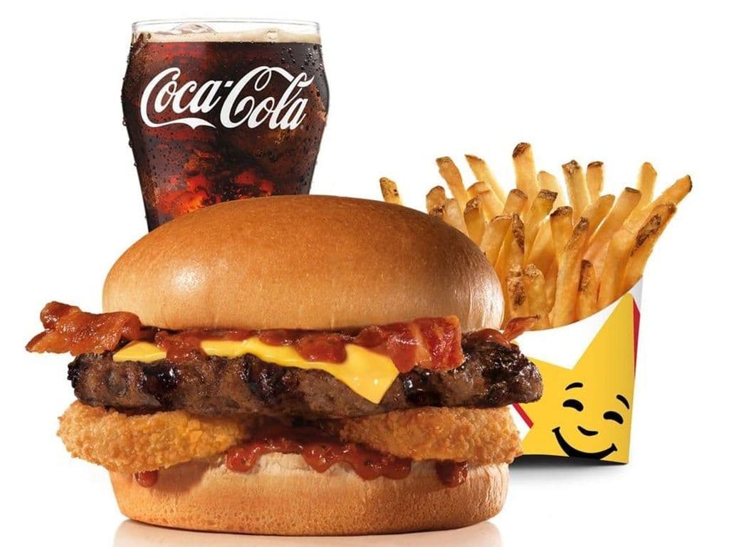 Western Bacon Big Angus Burger Combo
