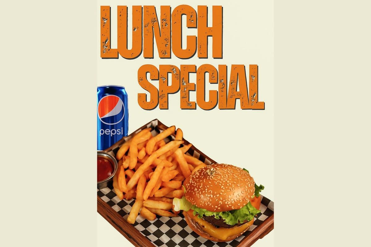Cheese Burger Lunch Special