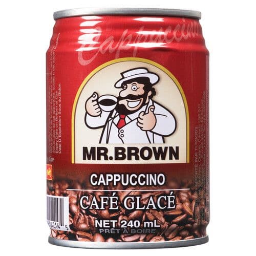 Mr. Brown Cappuccino Café Glacé 240ml/ Mr Brown Cappuccino Iced Coffee 240ml
