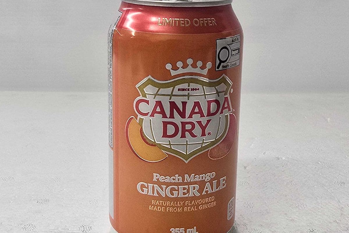 Canada Dry Ginger Ale Peach Mango can (355ml)