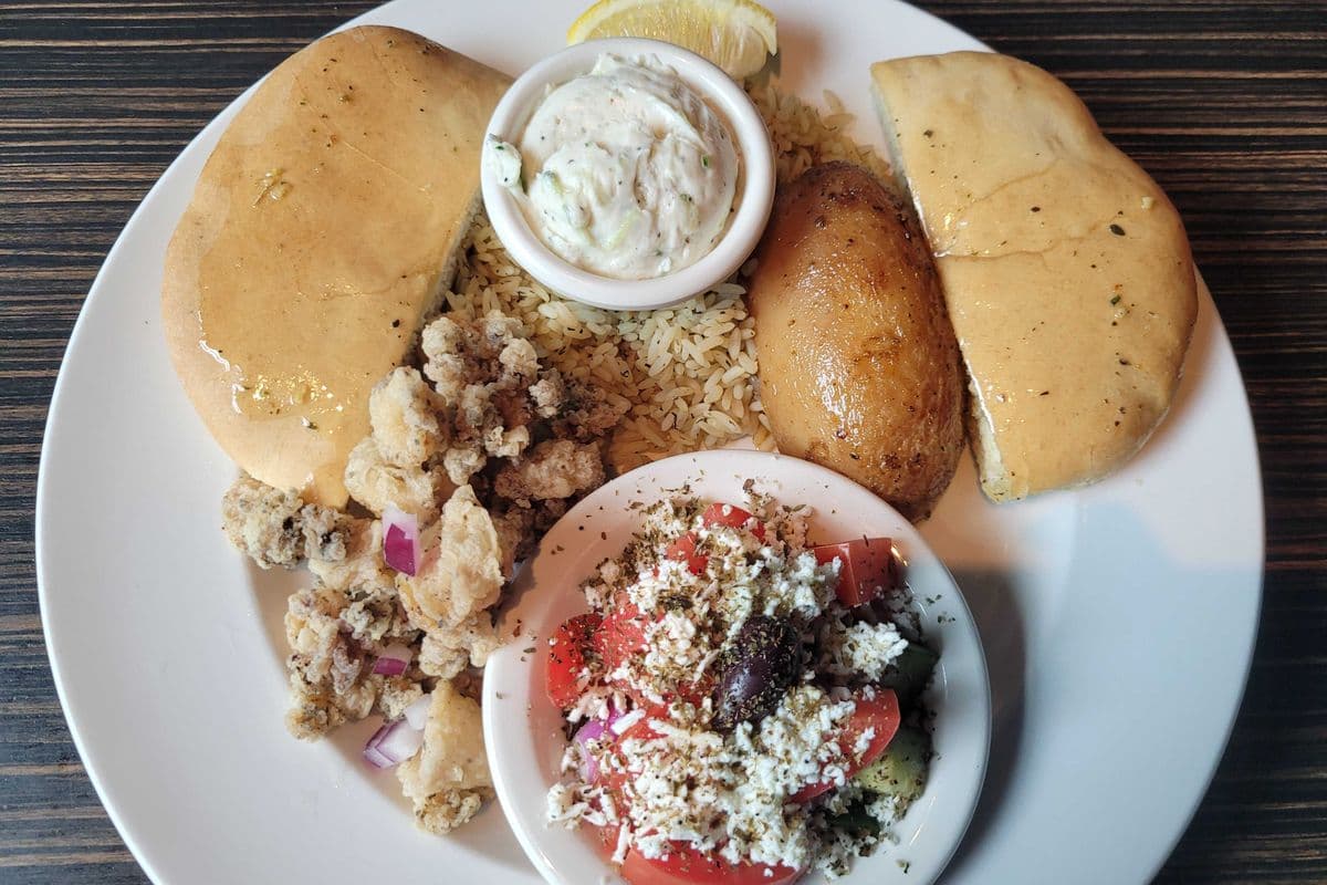 David's Calamari Meal