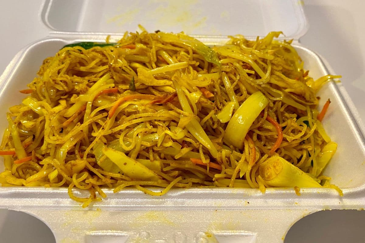 N16. Vegetable Singapore Noodle(Rice Vermicelli)