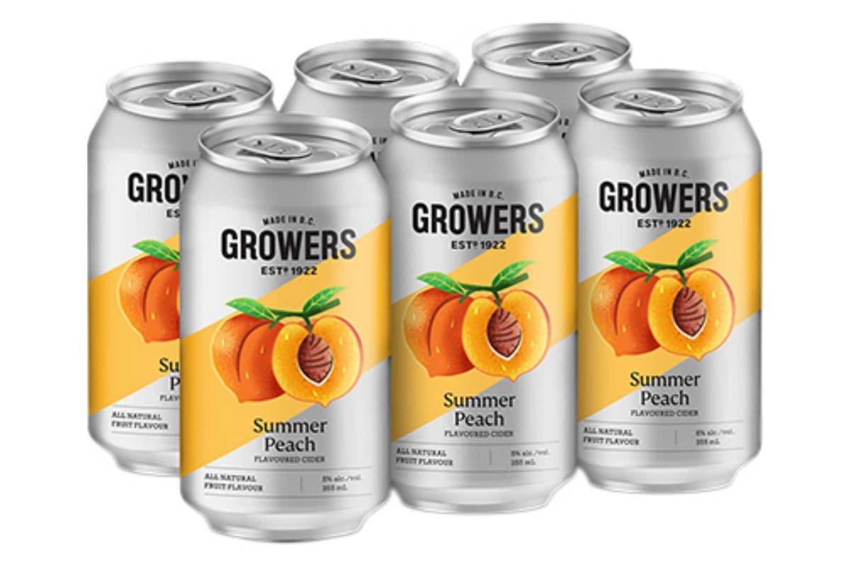 GROWERS PEACH 6PK (6 x 355ml)