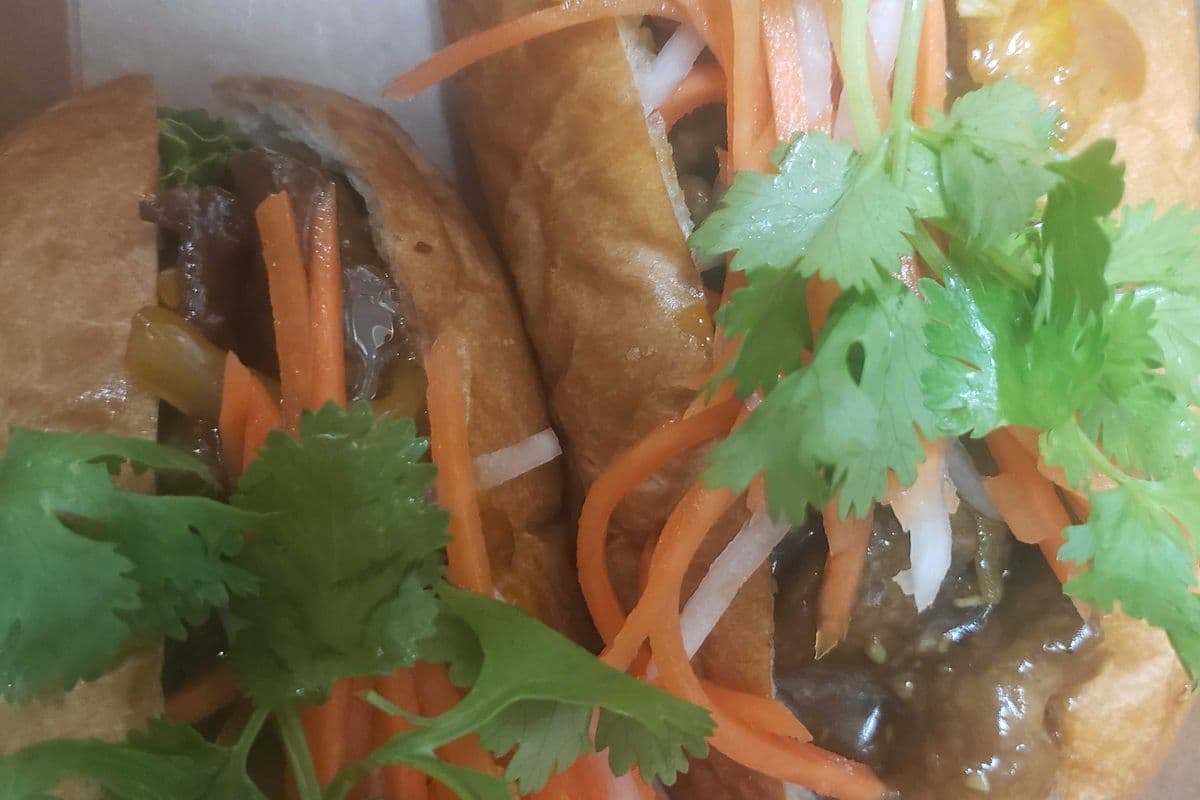 B2. Lemongrass Beef Vietnamese Sandwich