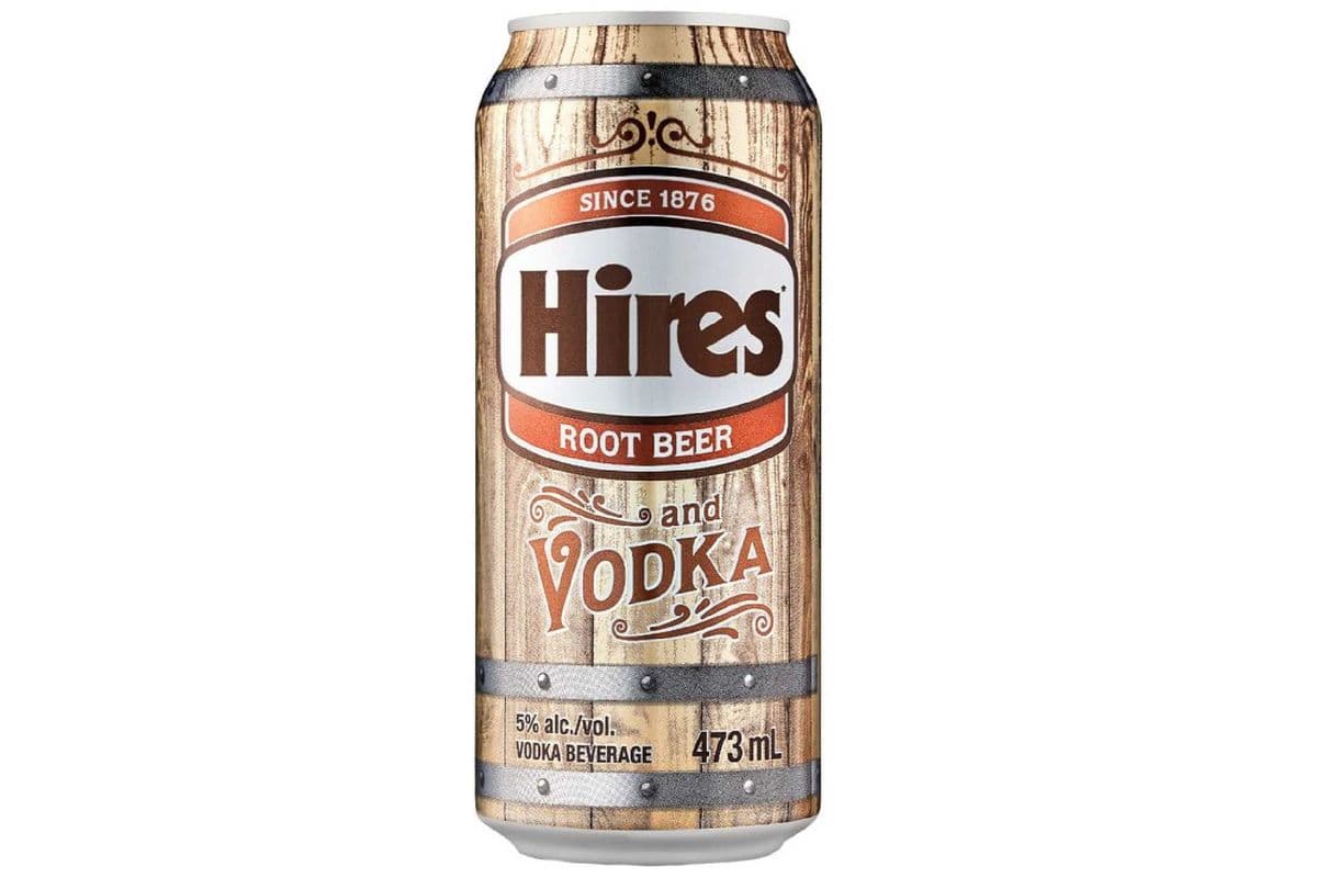 Hires Root Beer And Vodka (Single Can) (1 x 473 ml Can)