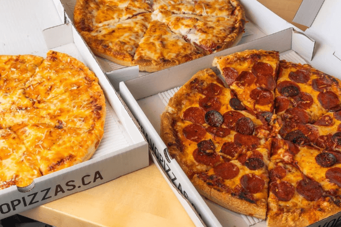 Family Deal 1 A - Two 10" Medium Pizzas with Wings (1 lb) + 1L Pepsi