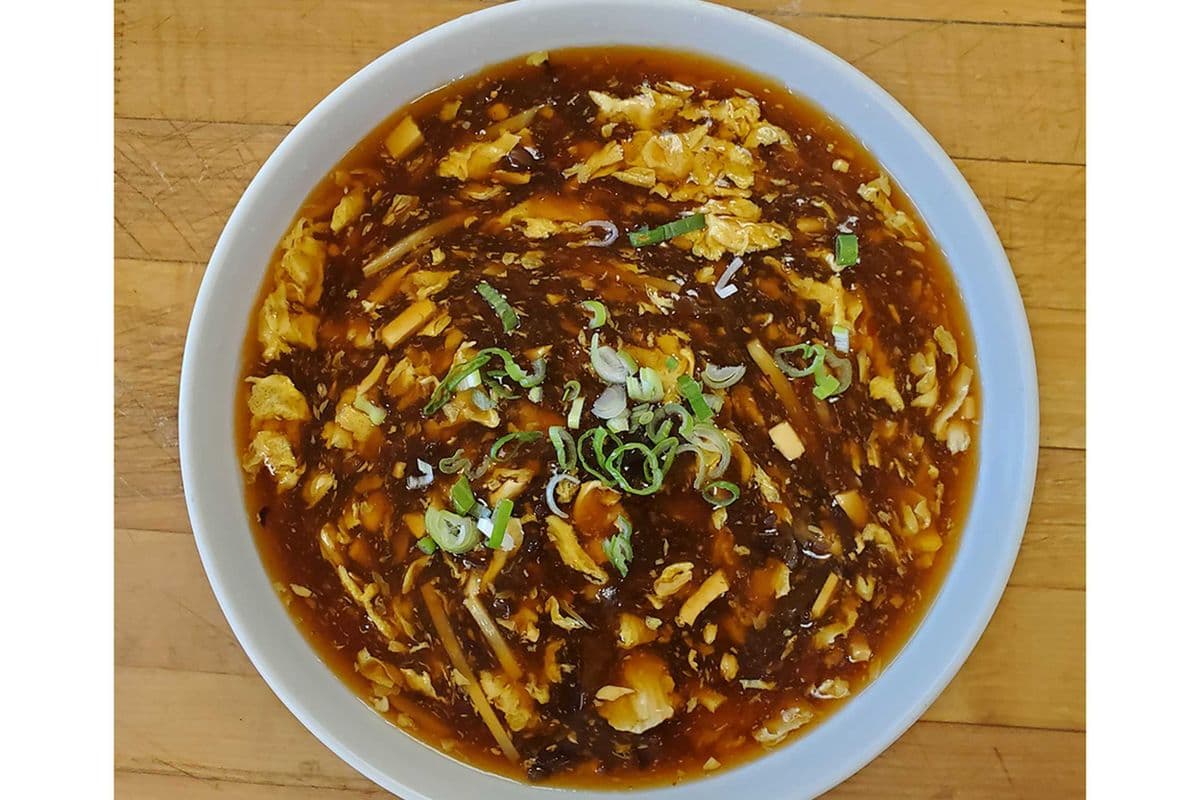 402S-Soupe aigre-piquante aux légumes 瓜菜酸辣湯 (小）