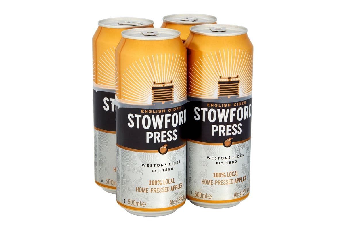 Westons Stowford Press Apple Cider (4 x 500mL cans)
