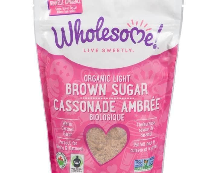WHOLESOME ORGANIC LIGHT BROWN SUGAR 680G