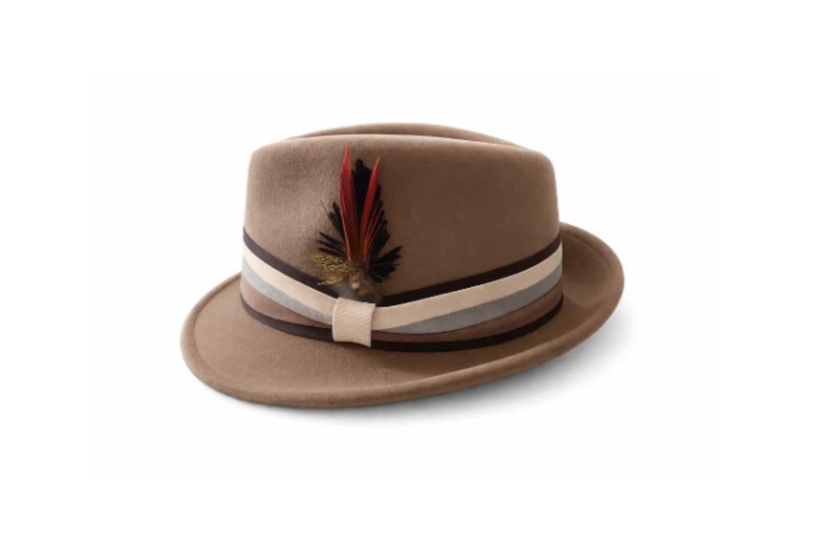Fedora Felt Hat Beige