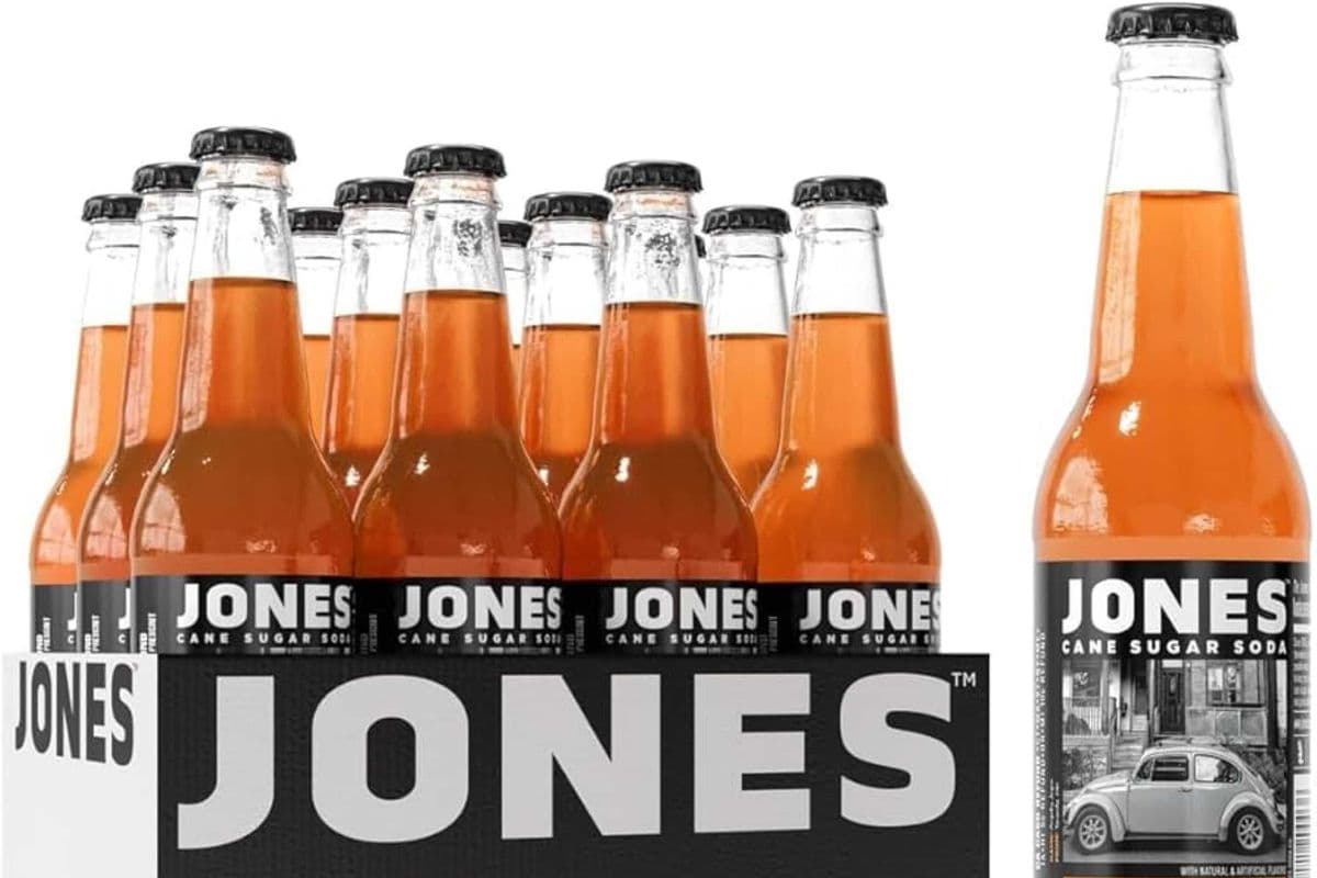 Jones Orange & Cream Soda (Bottled)