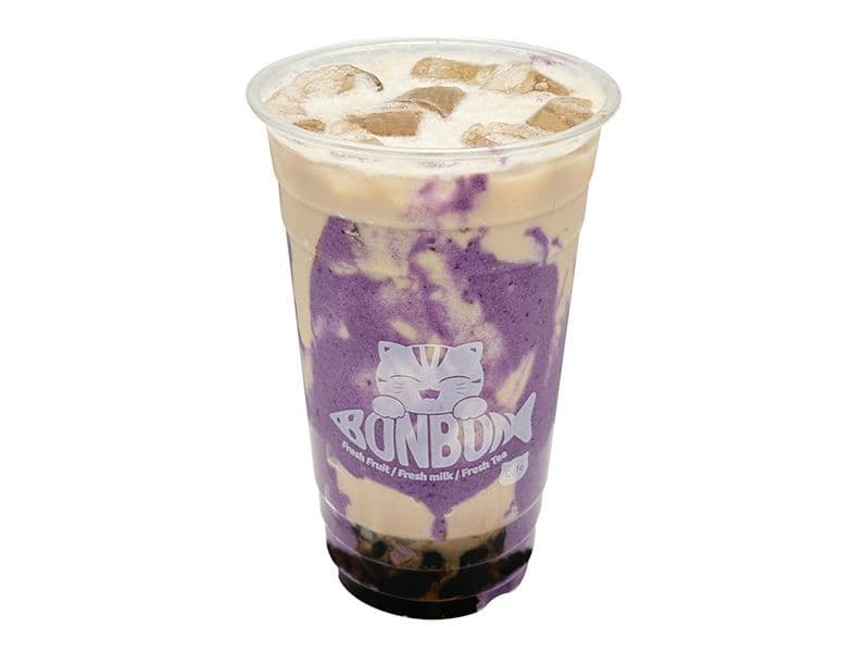 Taro Bubble Tea 芋泥珍珠奶茶