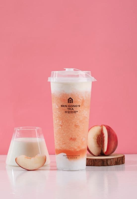 Peach cheese Slush / 蜜桃芝⼠