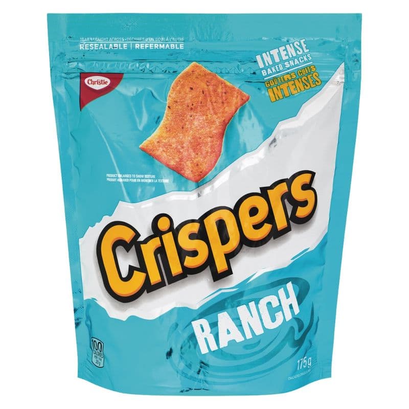 Crispers Craqulines Ranch 145g/ Crispers Ranch Crackers 145g