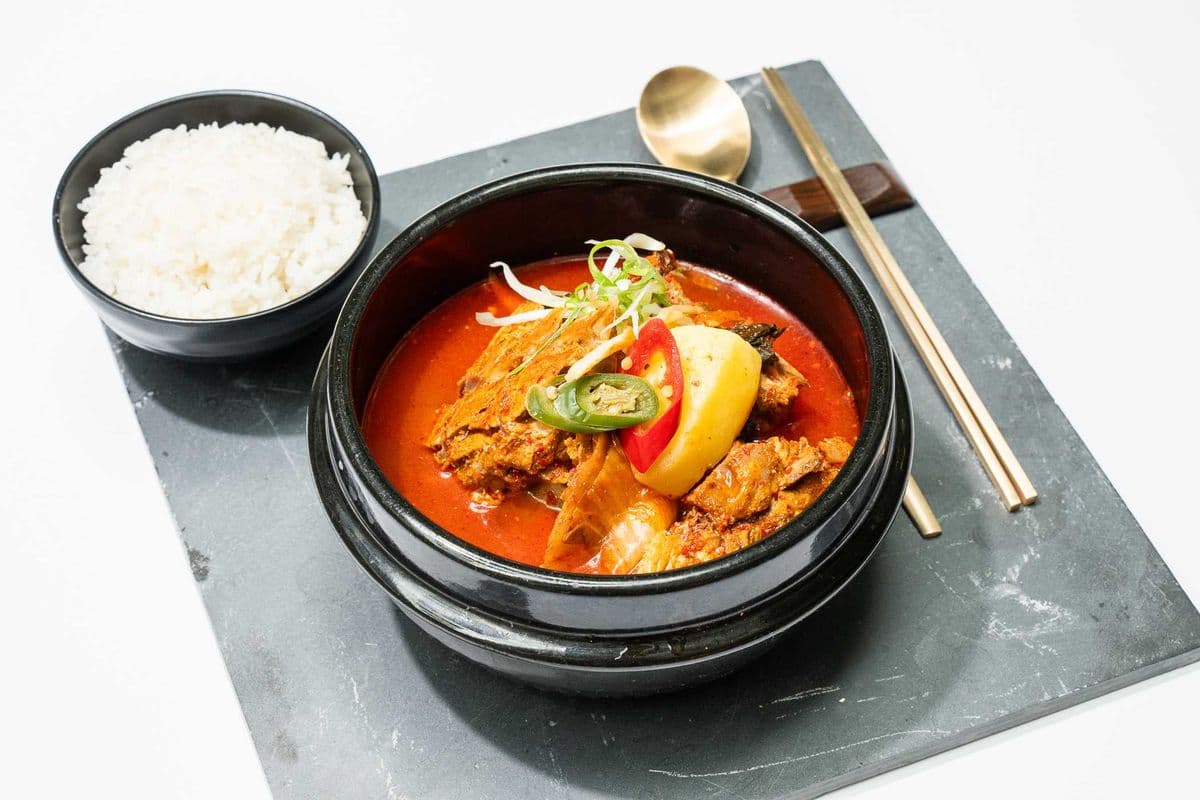 Pork Neck Soup (Gamja Tang)