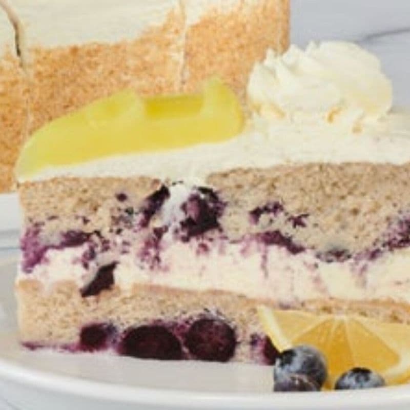 Lemon Blueberry Layer Cake