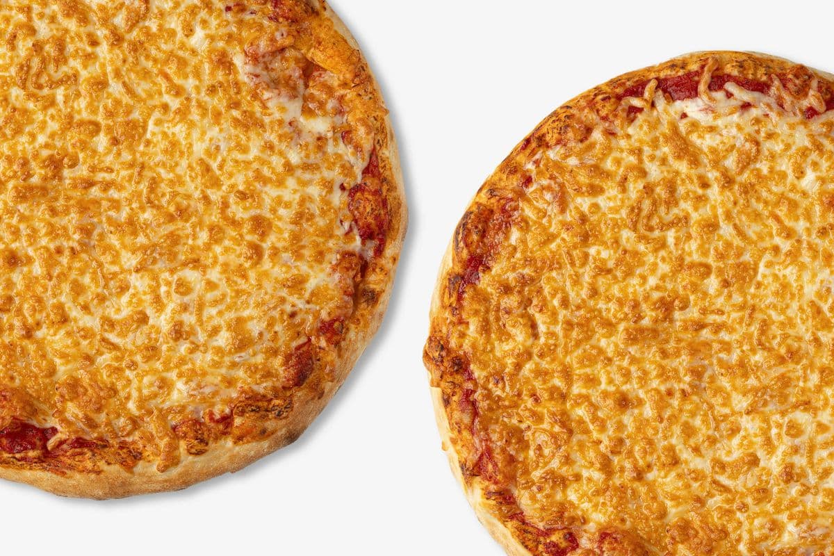 Two Cheese Pizzas