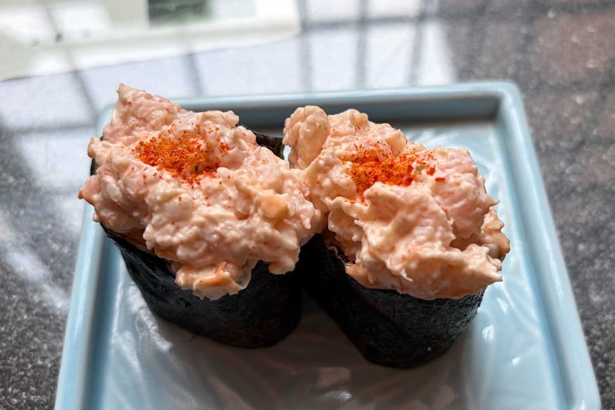 Cajun Shrimp Nigiri