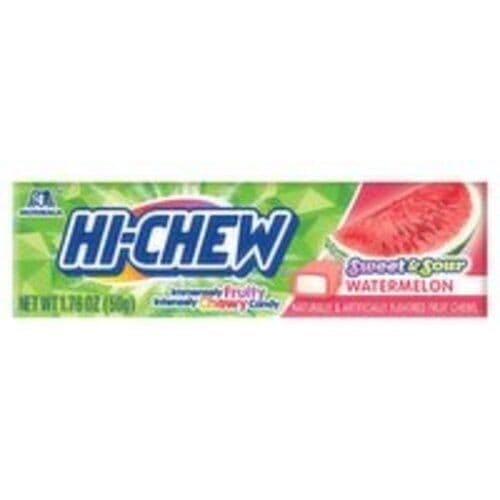 Hi- Chew Sucre et Surs Melon D'Eau 50g/ Hi- Chew Sweet & Sour Watermelon 50g