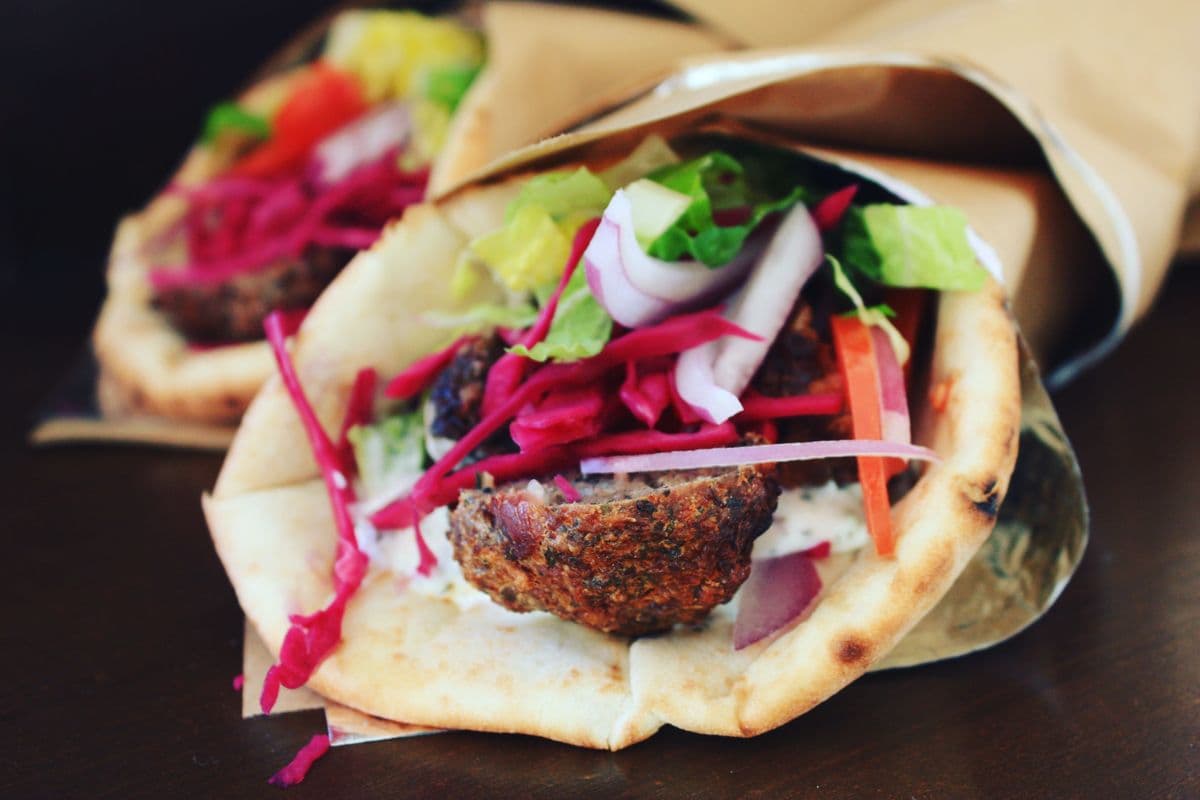 Greek Meatball Pita Sandwich