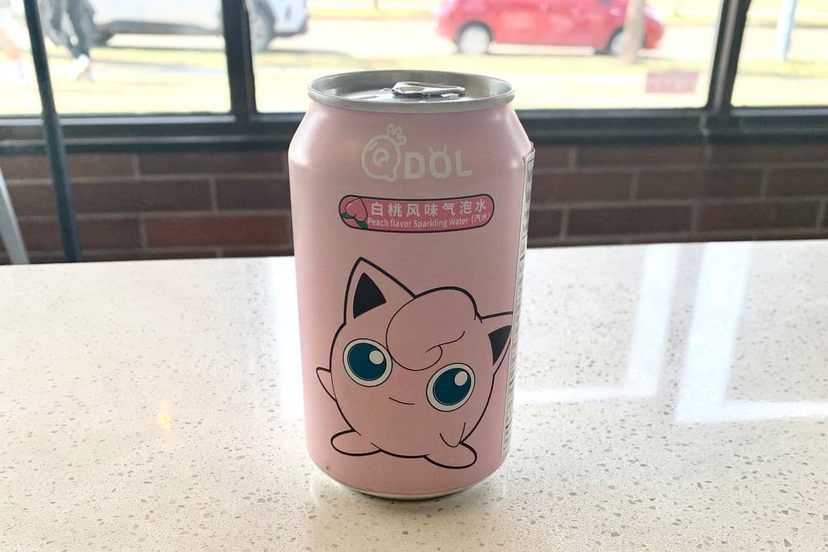 QDOL Pokemon Peach sparkling water (355ml)