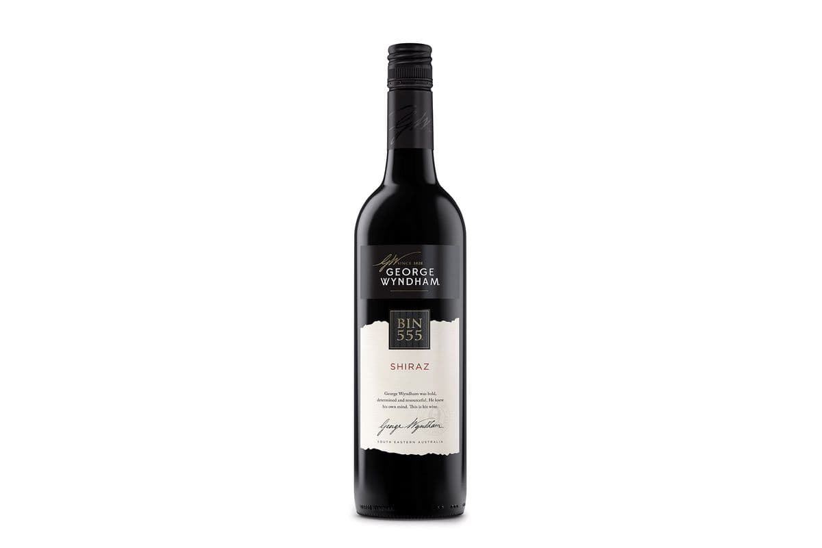 Wyndham Estate Bin 555 Shiraz (1 x 750 ml)