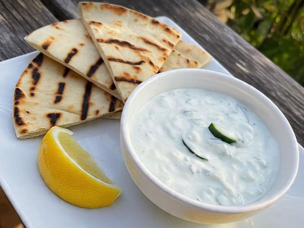 *TZATZIKI AVEC PITA