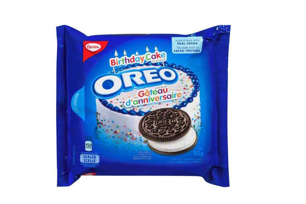 Oreo Birthday Cake Sandwich Cookie 261g