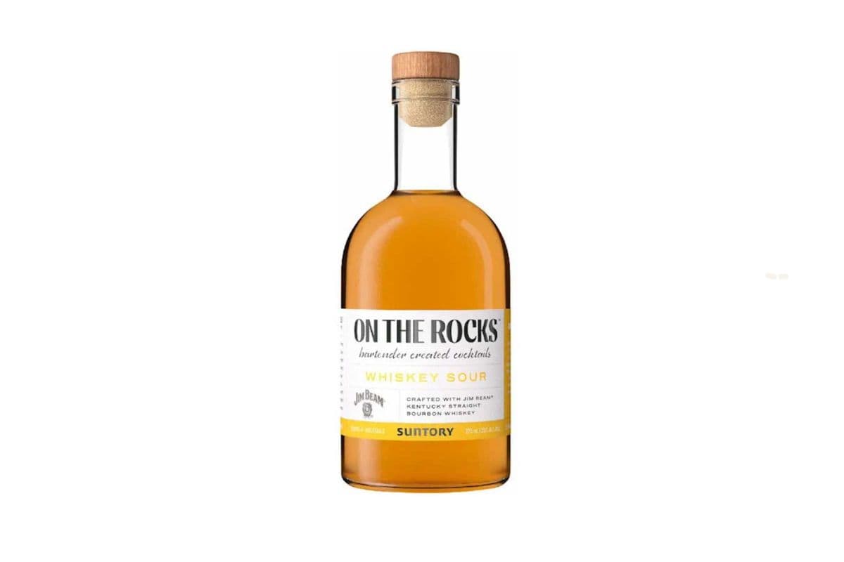 On the Rocks Jim Beam Whiskey Sour (1 x 375ml)