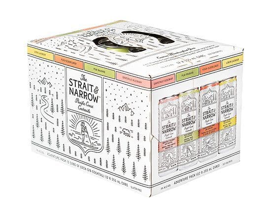 STRAIT & NARROW GIN MIX PACK (12x355ML)