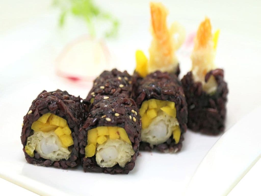 98B brown rice mango shrimp ro