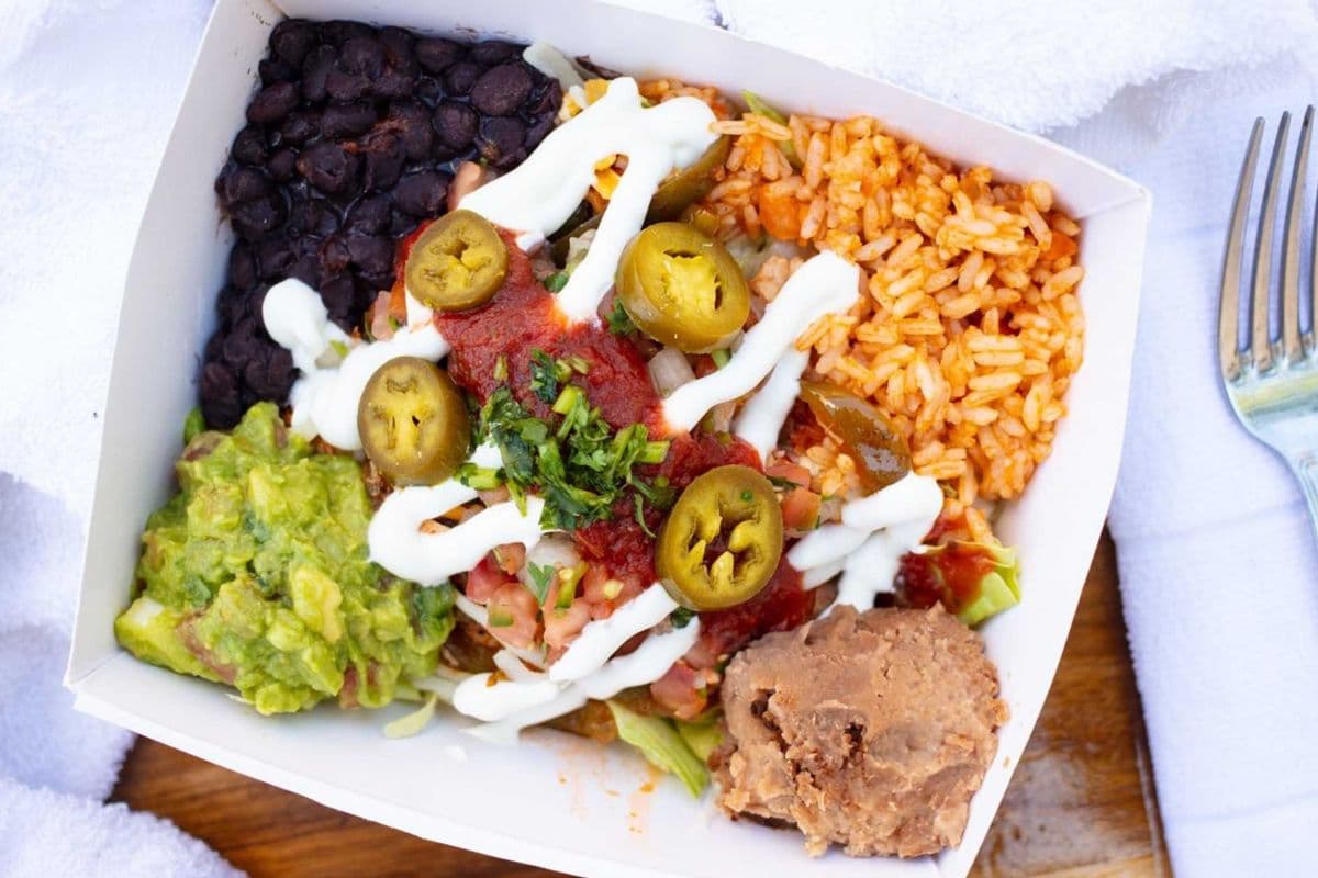 Build Your Own Rancho Veggie Burrito Bowl