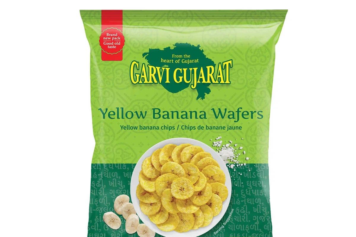 Garvi Gujarat Banana Wafers Yellow (180 g)