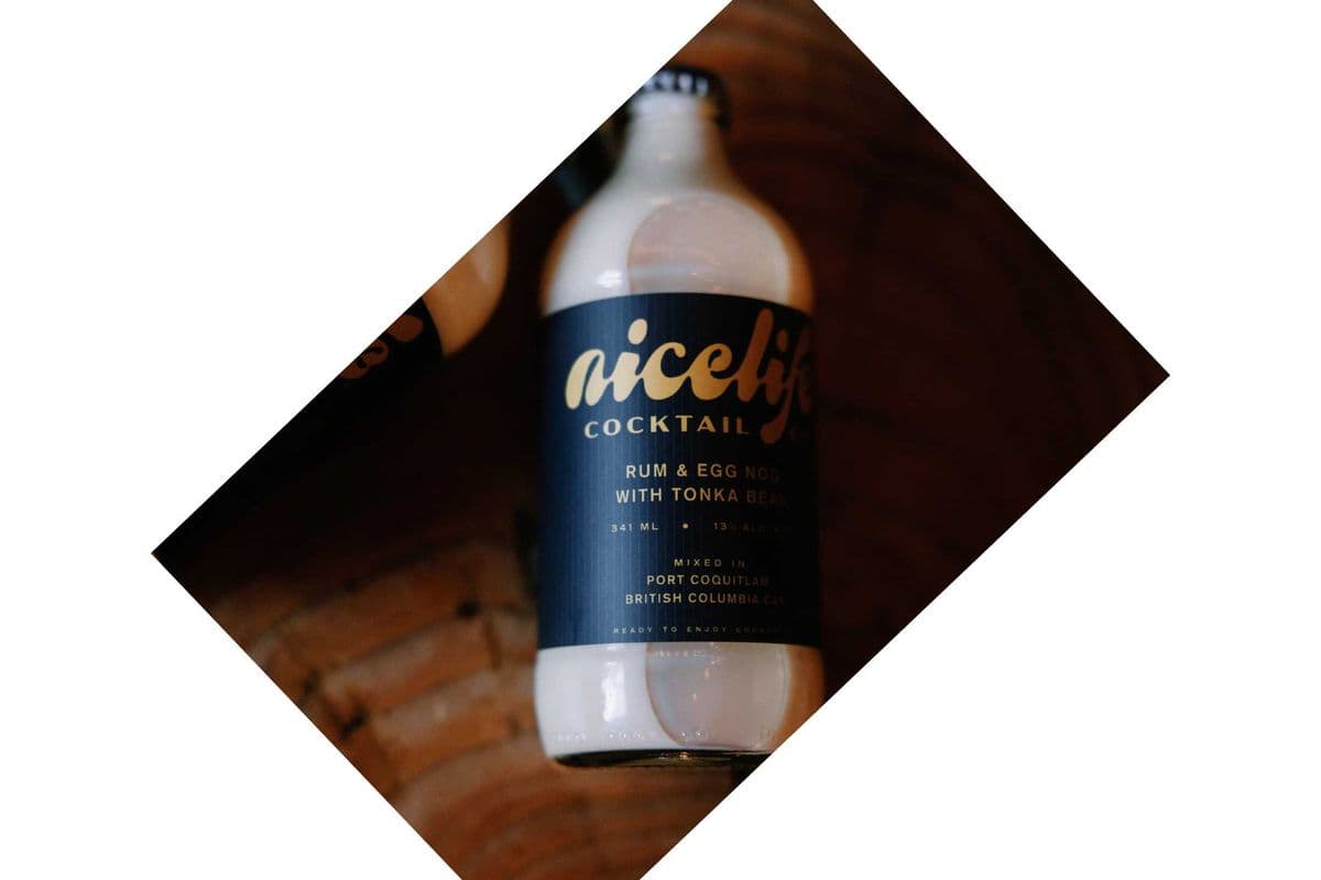Nicelife Cocktail Rum & Eggnog With Tonka Bean (341ML) (1 x 341ML)