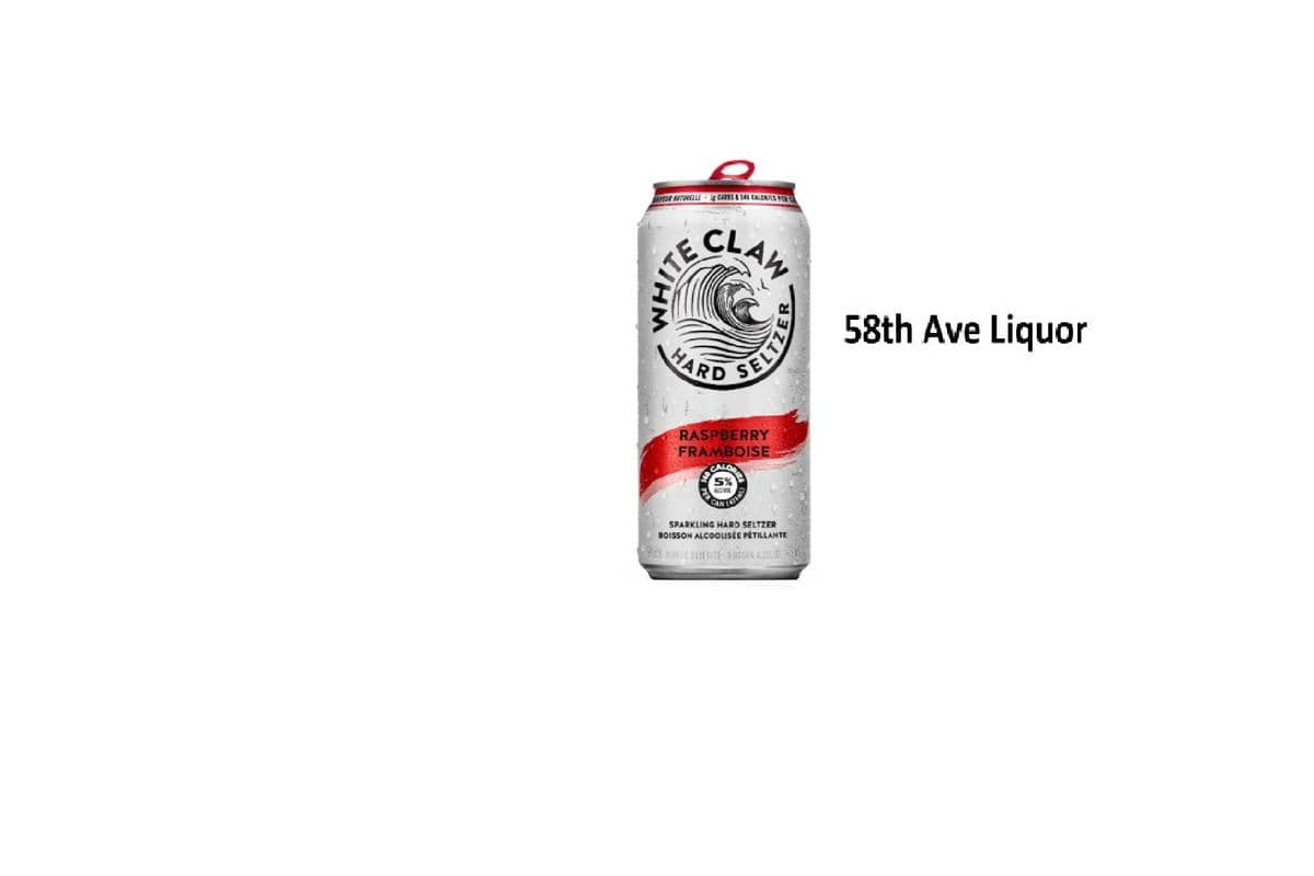 WHITE CLAW RASPBERRY CAN (1 x 473ML)