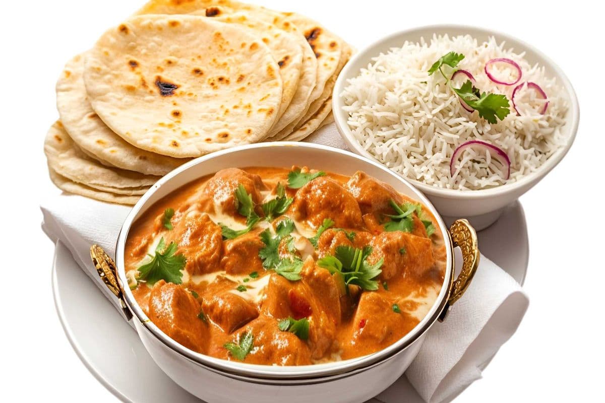 Butter Chicken Combo with Rice or Naan