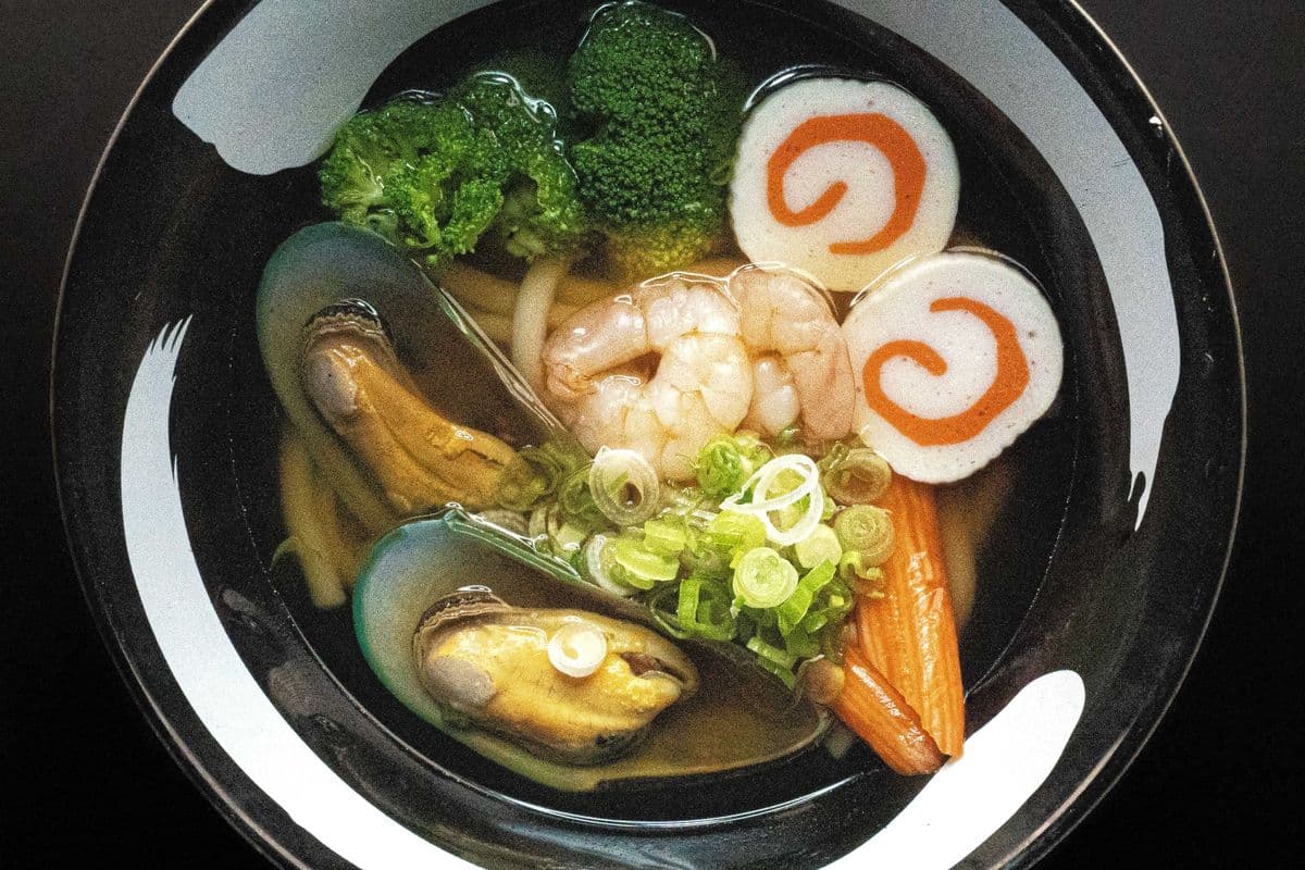 81. Seafood Udon Soup