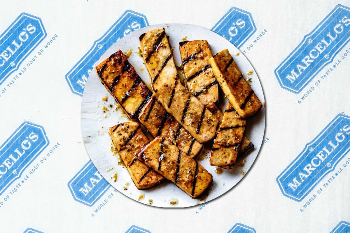 Grilled Tofu Pieces