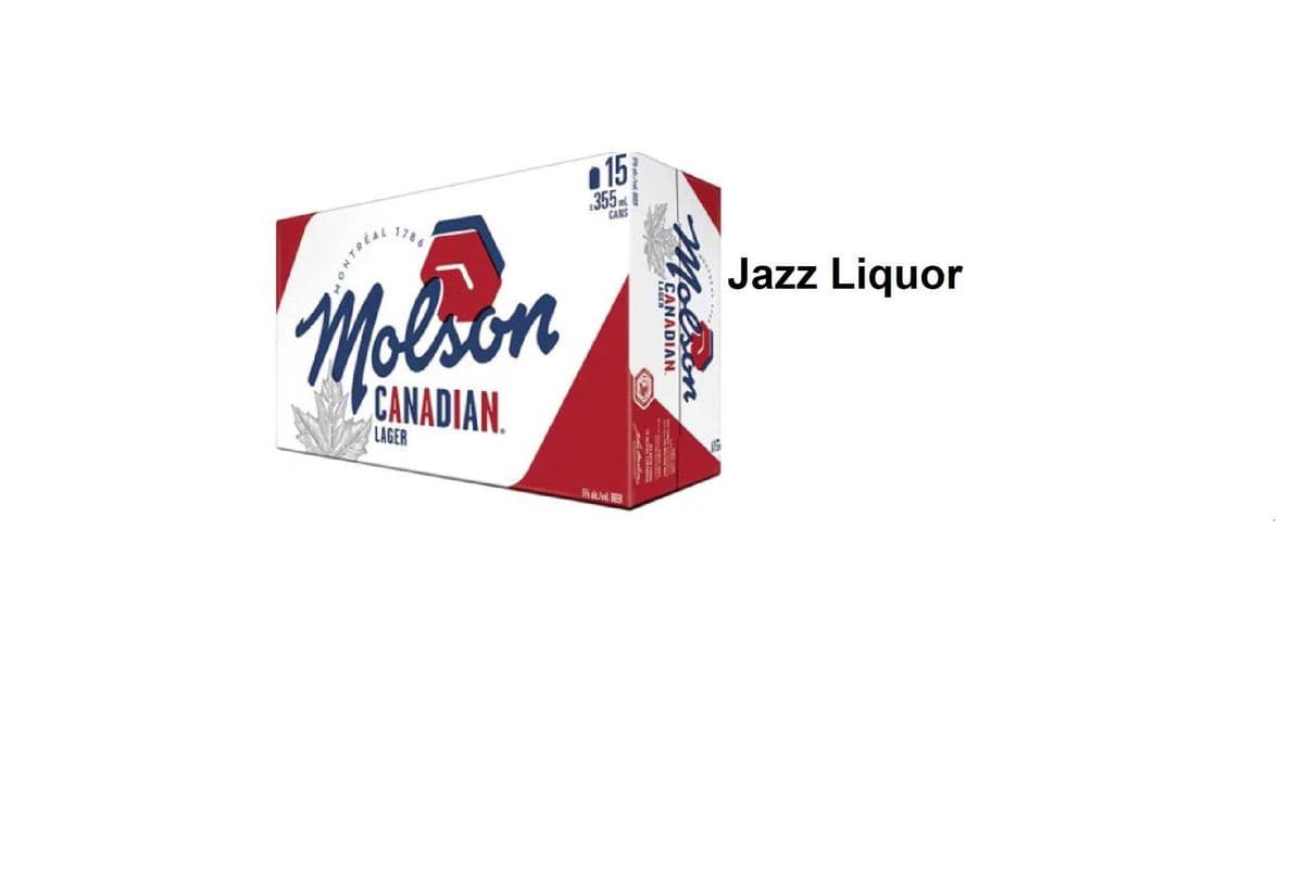MOLSON CANADIAN 15 CANS (1 x 15×355ML)