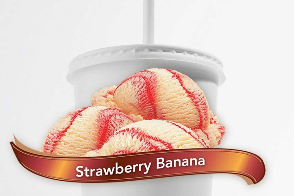 Strawberry Banana Milkshake