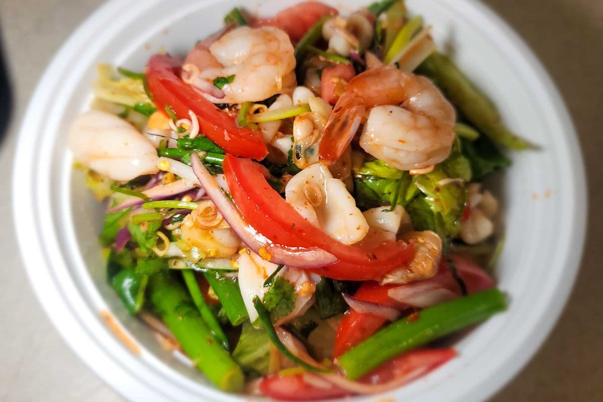 SA7. Yum Rommit Ta - Lay (Seafood Salad)